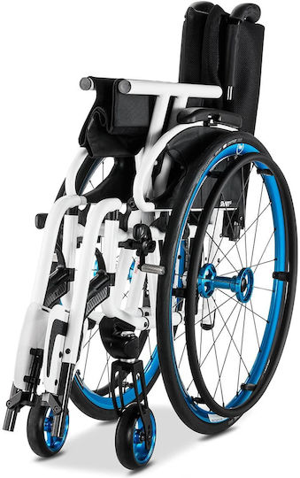 Meyra Smart S 2.370 Αναπηρικό Αμαξίδιο Απλού Τύπου 42cm 2.370 Λευκό