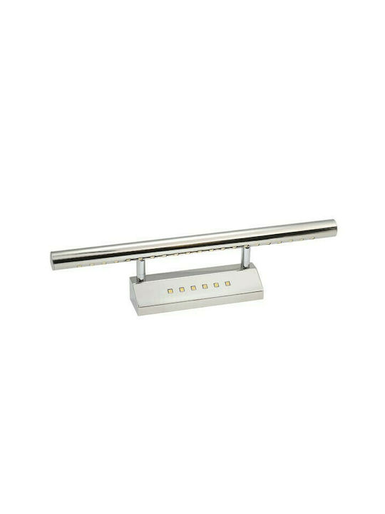 Vito Φωτιστικό Τοίχου LED Ασημί 40x18x5.5εκ.