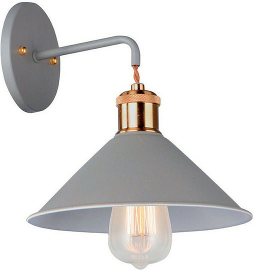 Viokef Rodeo Klassisch Leuchte Wand mit Fassung E27 Gray 21cm