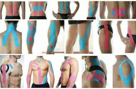 MVS In Motion Kinesiology Tape 5cm x 5m Black