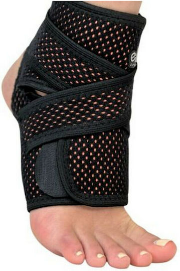 E-Life Bracing Cool-Fit Ankle Support Επιστραγαλίδα σε Μαύρο χρώμα