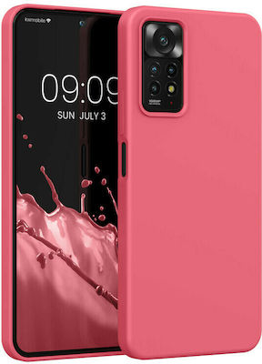 KWmobile Soft Flexible Rubber Back Cover Σιλικόνης Neon Coral (Redmi Note 11 Pro)