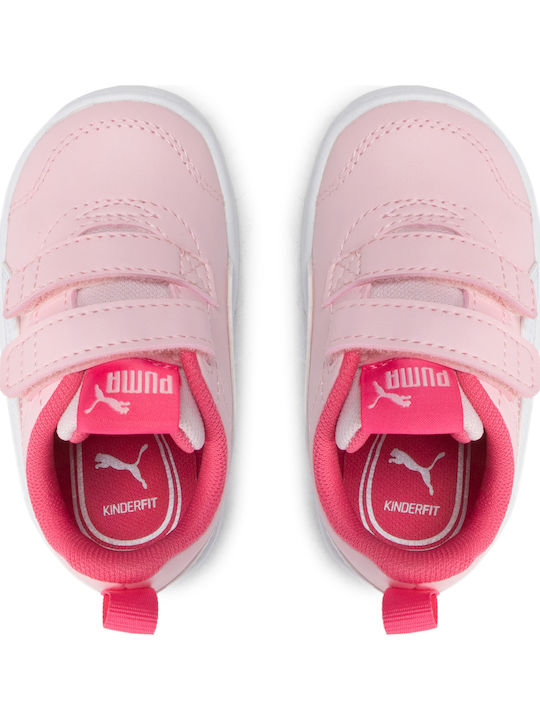 Courtflex Kinder Sneakers mit Klettverschluss Rosa