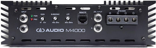 DD Audio Αυτός είναι ο Ενισχυτής Αυτοκινήτου M4000 1 Kanal