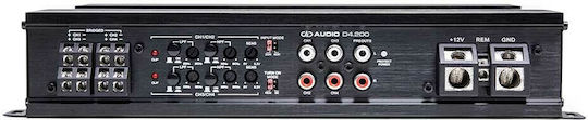 DD Audio Ενισχυτής Αυτοκινήτου D4.200 4 Καναλιών