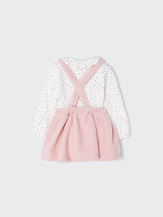 Mayoral Kids Set with Skirt Winter 2pcs Pink