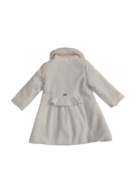 Kids' Coat Long Ecru