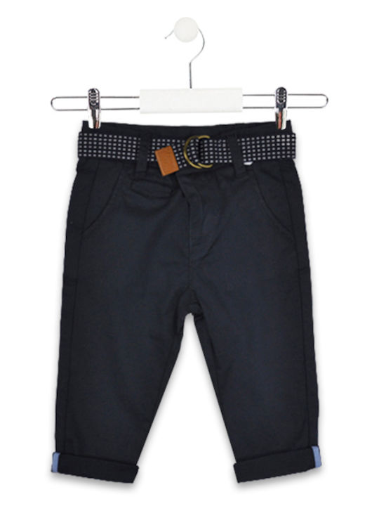 Losan Boys Fabric Trouser Navy Blue