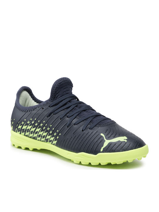 Parisian Fizzy Pistachio TT Kids Soccer Cleats & Shoes with Turf Outsole Navy Blue