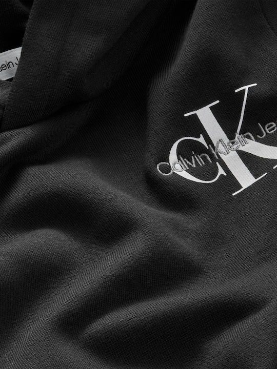 Παιδικό Φούτερ με Κουκούλα Μαύρο Monogram
