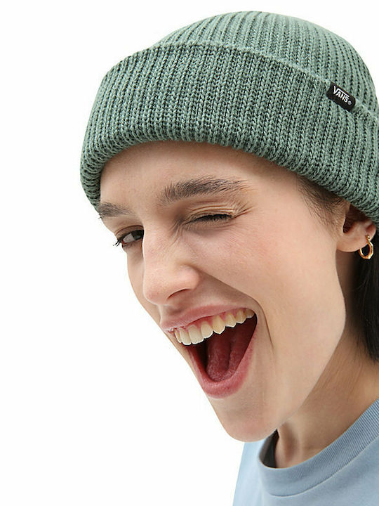 Core Basic Beanie Γυναικείος Σκούφος με Rib Πλέξη σε Πράσινο χρώμα