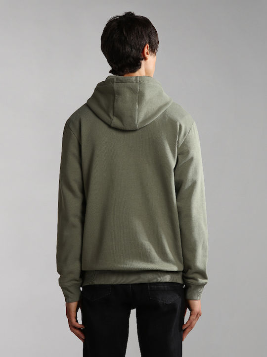 Napapijri Balis Sweatshirt with Hood GREEN