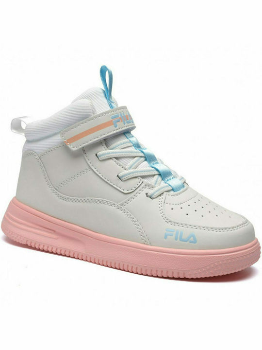 Fila Παιδικά Sneakers High Memory Ayo για Κορίτσι Λευκά