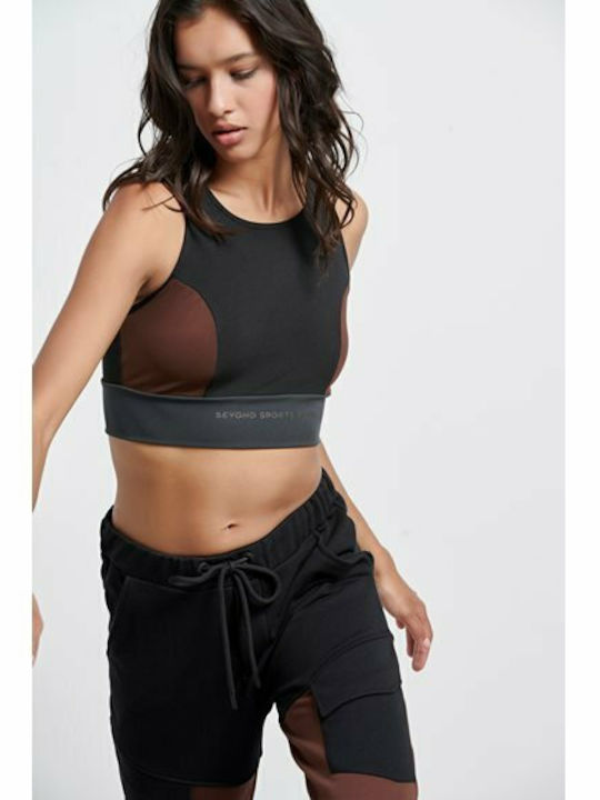 Beyond Sports Femei Atletic Sutien sport Negru