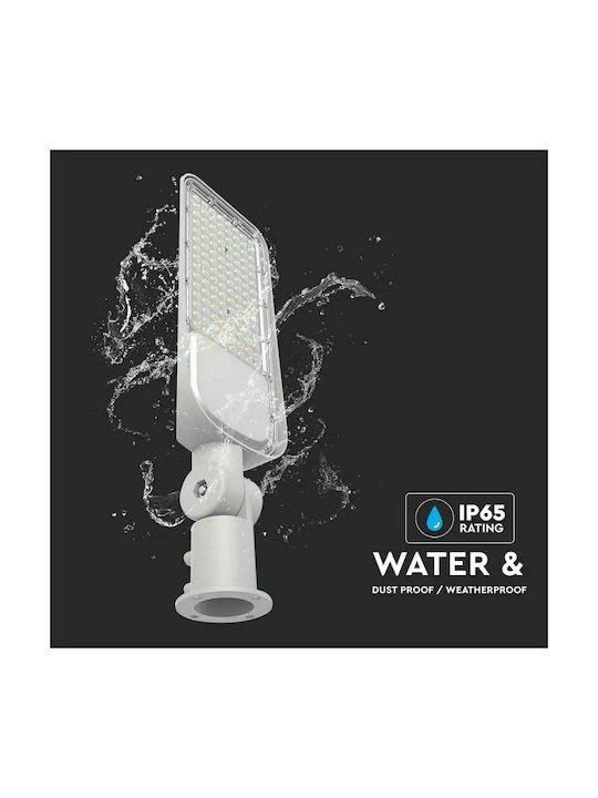 V-TAC Outdoor Floor Lamp LED Road 30W with Cold White Light IP65 White