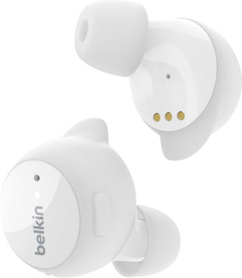 Belkin Soundform Immerse In-ear Bluetooth Handsfree Earphones with Sweat Resistance and Charging Case Whitά