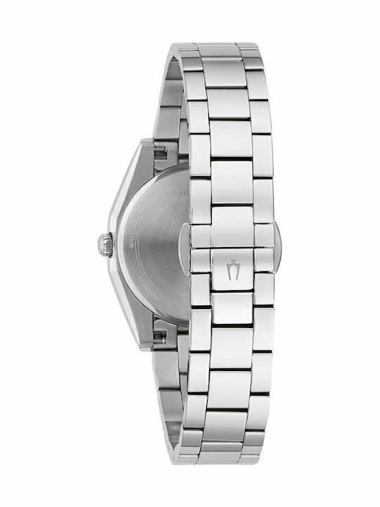 Bulova Surveyor Diamonds Ρολόι Μπαταρίας με Μεταλλικό Μπρασελέ Bulova Surveyor Diamonds Ρολόι Μπαταρίας με Μεταλλικό Μπρασελέ