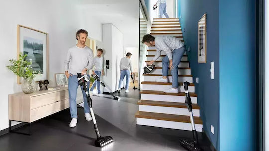 Bosch Unlimited 7 Επαναφορτιζόμενη Σκούπα 2 σε 1 Stick & Χειρός 18V White