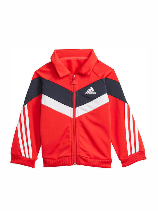 Adidas Σετ Φόρμας για Αγόρι Κόκκινο 2τμχ Future Icons Shiny