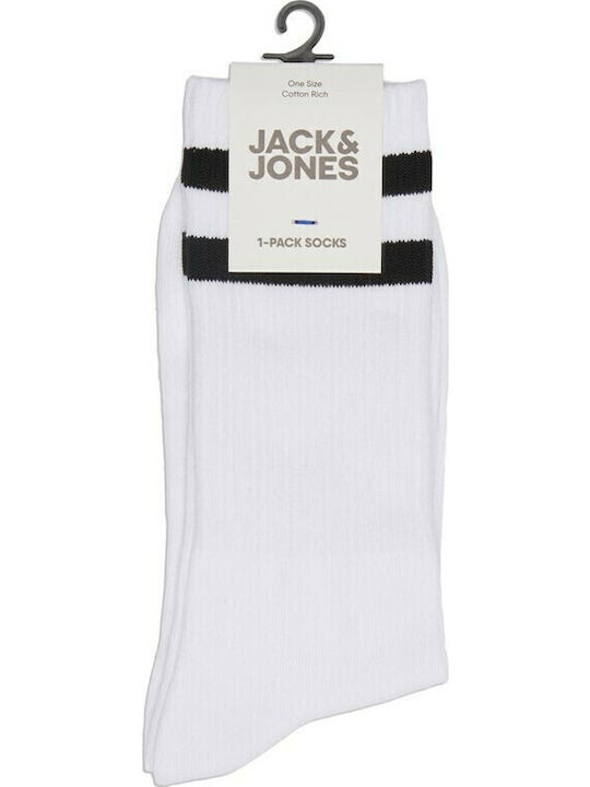 Jack & Jones Παιδικές Κάλτσες Μακριές Λευκές 3 Ζευγάρια