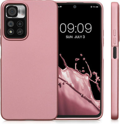 KWmobile Silicone Back Cover Metallic Rose Gold (Redmi Note 11 Pro+ 5G)