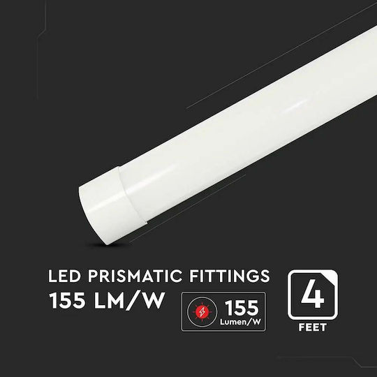 V-TAC LED Lumina liniară Lumină Plafon 30W Alb natural IP20 L122.5xL7.8xÎ2.6cm