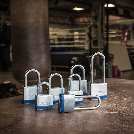 Abus 5/40HB63 Steel Padlock Lengthened with Key 42.4mm Silver 1pcs
