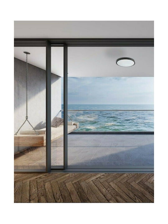 Inlight Outdoor Ceiling Flush Mount with Integrated LED in Gray Color 80300330