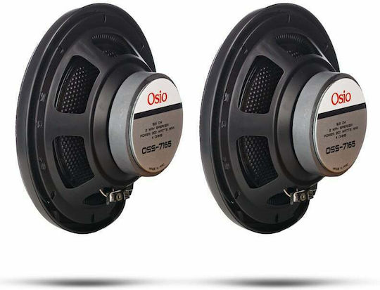 Osio 112325-0003 Σετ Ηχεία Αυτοκινήτου 6.5" με 200W RMS (2 Δρόμων)