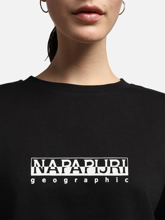 Napapijri Women's Cropped Sweatshirt Black