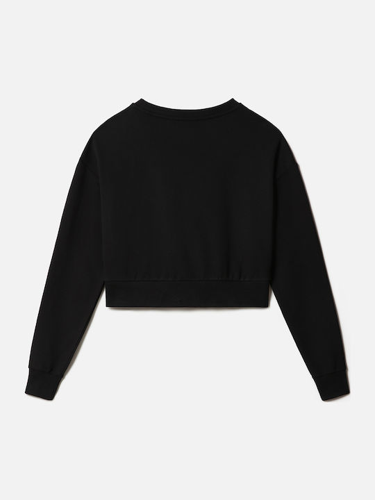 Cropped Hanorac pentru femei Negru