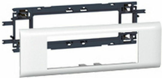 Legrand Mosaic Βάση Στήριξης Και Πλαίσιο 6 Στοιχείων 010956 Λευκό