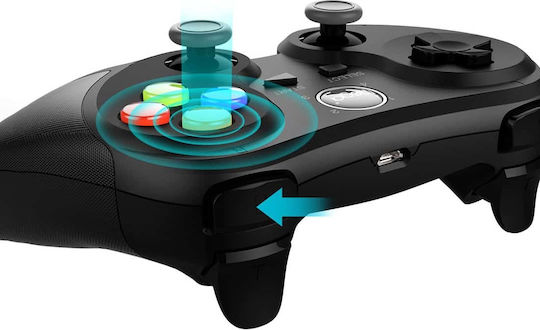Gembird JPD-PS4BT-01 Gamepad Wireless Pentru PC / PS4 Negru