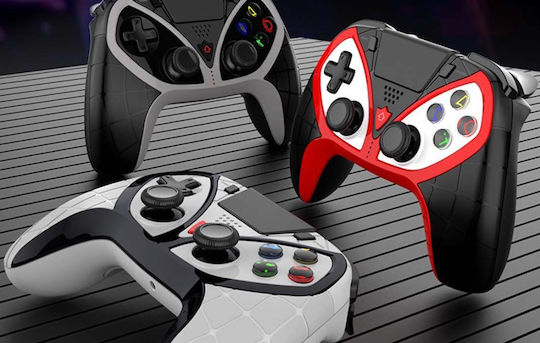 iPega P4012C Ασύρματο Gamepad για PS4 Black/White