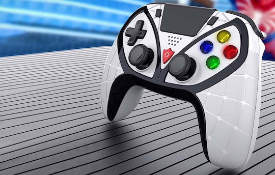 iPega P4012C Ασύρματο Gamepad για PS4 Black/White