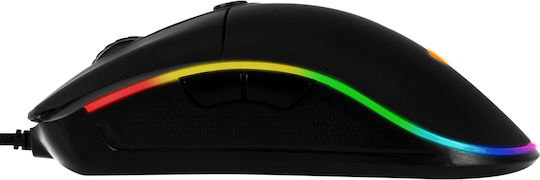 Meetion GM20 RGB Gaming Ποντίκι 4800 DPI Μαύρο