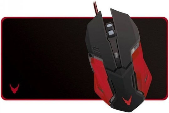 Omega VARR Gaming Set VSETMPX2 Gaming Ποντίκι 3200 DPI Μαύρο