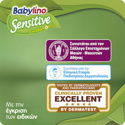 Babylino Sensitiv Chamomile Scutece cu bandă adezivă Nr. 6 pentru 13-18 kgkg 152buc