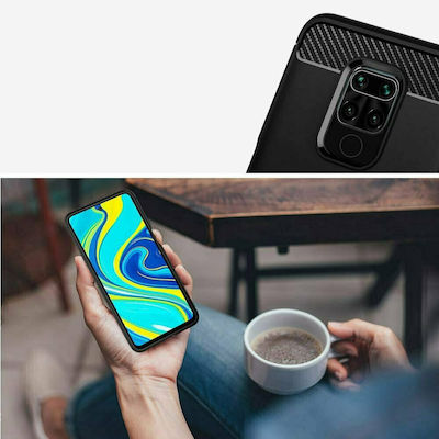 Hurtel Coperta din spate Silicon Albastru (Redmi Note 9)