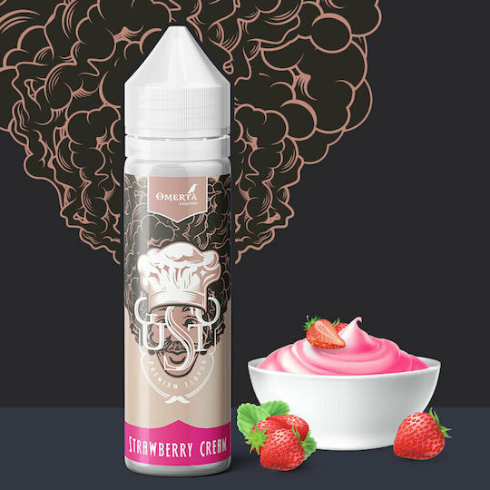 Omerta Flavor Shot Gusto Strawberry Cream 20ml/60ml 1τμχ