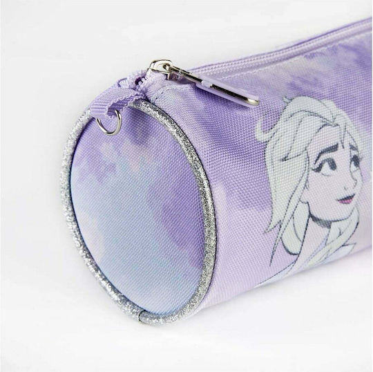 Frozen Κασετίνα Βαρελάκι Λιλά