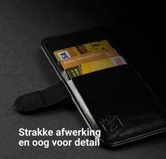 Rosso Element Brieftasche Synthetisches Leder Schwarz (Oppo Find X5 Lite)