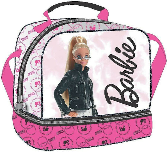 Gim Barbie Trend Flash School Shoulder Lunch Bag 4.5lt Fuchsia Barbie 20 x 15 x 21cm