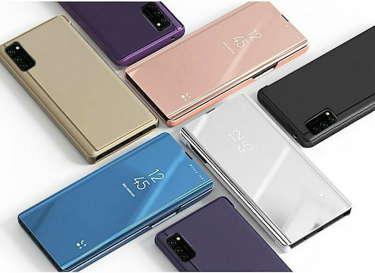 Hurtel Clear View Book Πλαστικό Ροζ (Galaxy A03s)