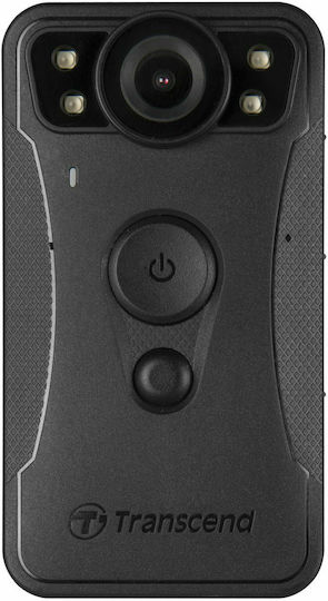 Transcend DrivePro Body 30 64GB Action Camera Full HD (1080p) και Wi-Fi Μαύρη