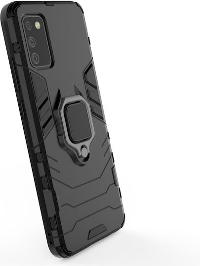 Hurtel Ring Armor Back Cover Πλαστικό Μαύρο (Galaxy A03s)