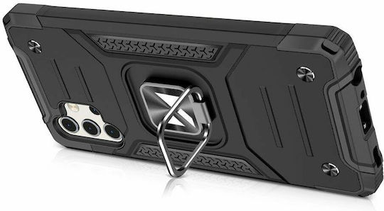 Wozinsky Ring Armor Задна корица Пластмаса Черен (Galaxy A33 5G)