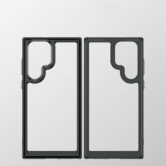Hurtel Outer Space Back Cover Πλαστικό Κόκκινο (Galaxy S22 Ultra 5G)