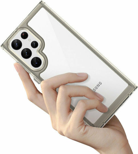 Hurtel Outer Space Back Cover Πλαστικό Κόκκινο (Galaxy S22 Ultra 5G)