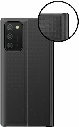 New Sleep Umschlag Rückseite Kunststoff Schwarz (Galaxy A03s)